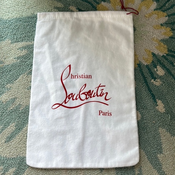 Christian Louboutin Handbags - 9x14” Christian Louboutin White Dust Bag